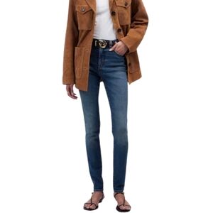 Madewell 10" high rise skinny‎ jeans Medium Blue Wash size 28 new!!!